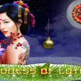Goddess of Lotus Christmas Edition spilleautomat av Spinomenal