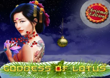 Goddess of Lotus Christmas Edition spilleautomat av Spinomenal
