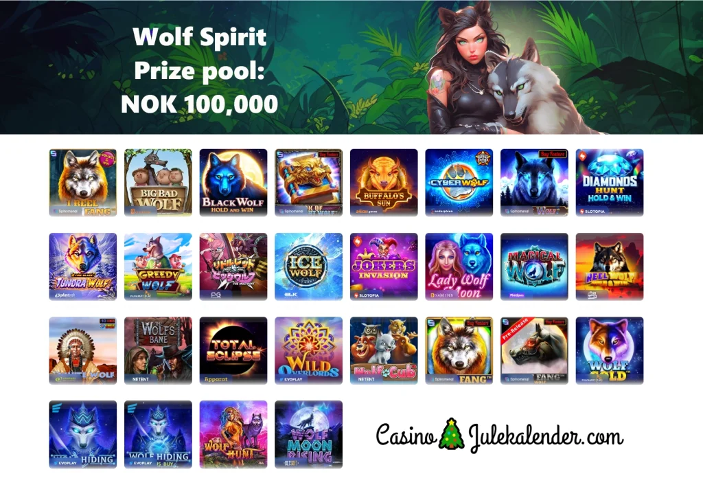 Wolf Spirit Spilleautomatturnering hos ICE Casino