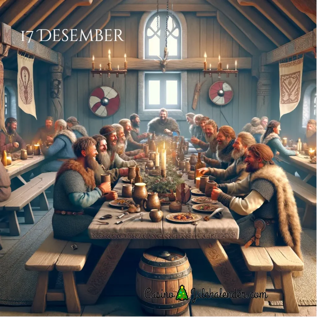 Julekalender luke 17 Vikinger feirer jol